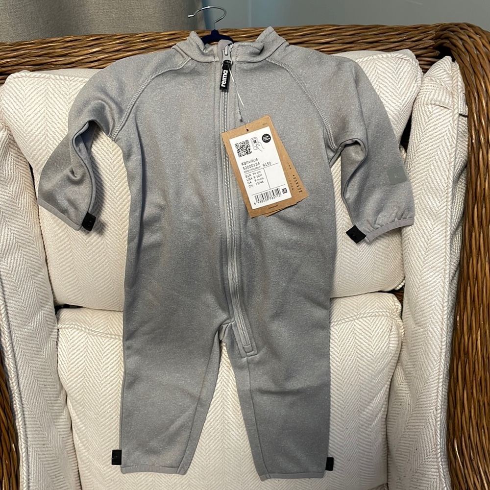 Reima jumpsuit. Grey, size 9-12 months